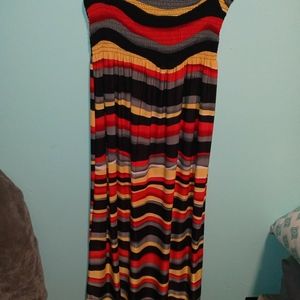 Multi colored midi dress